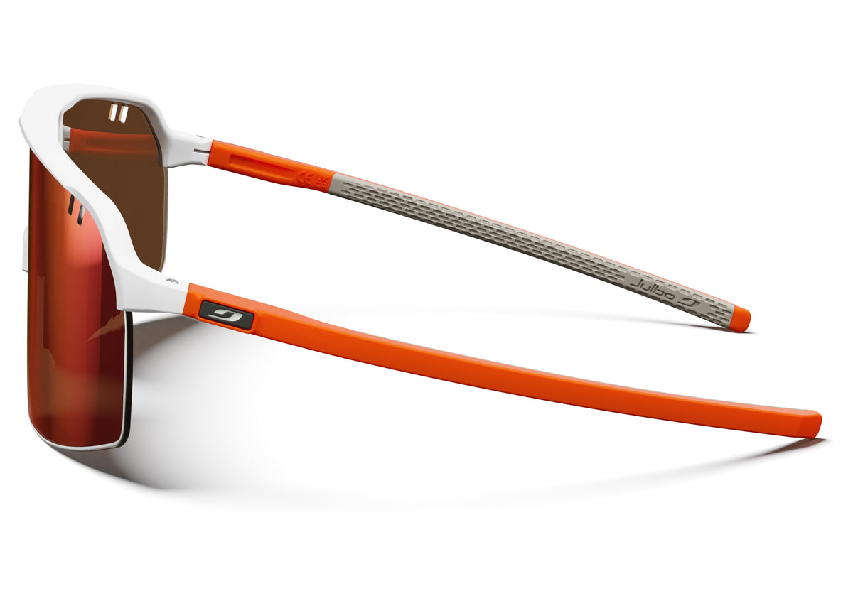 White / Fluorescent Orange